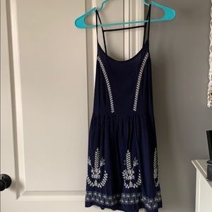 Navy blue wet seal dress